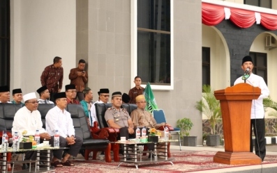 Sambut Tahun Baru Hijriyah Pasaman Adakan Apel Akbar Didikan Subuh