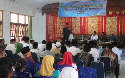 Bupati Mengajak Masyarakat Dua Kota Membangun Daerah Dengan Potensi Kader Politik Sendiri