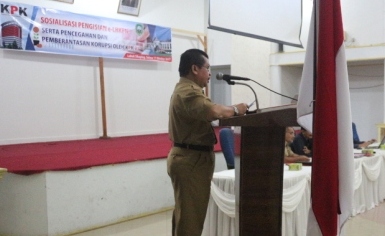 Pasaman Adakan Sosialisasi Pengisian e-LHKPN Serta Pencegahan Dan Pemberantasan Korupsi Oleh KPK-RI