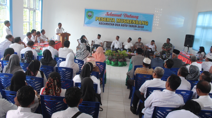 Musrenbang Kecamatan Dua Koto Sukses