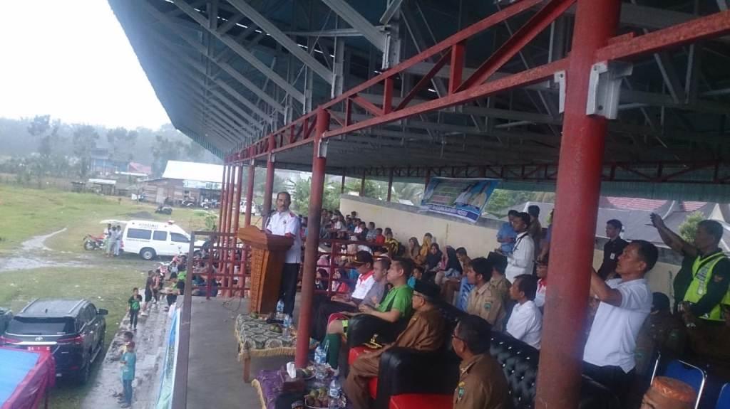 BUPATI RESMIKAN TURNAMEN SEPAKBOLA MINANGKABAU CUP 2019 