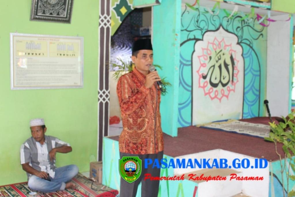 CAMAT KECAMATAN PADANG GELUGUR DEDI.SP MEMBUKA SECARA RESMI MTQ TINGKAT NAGARI BAHAGIA PADANG GALUGUA KE-IV