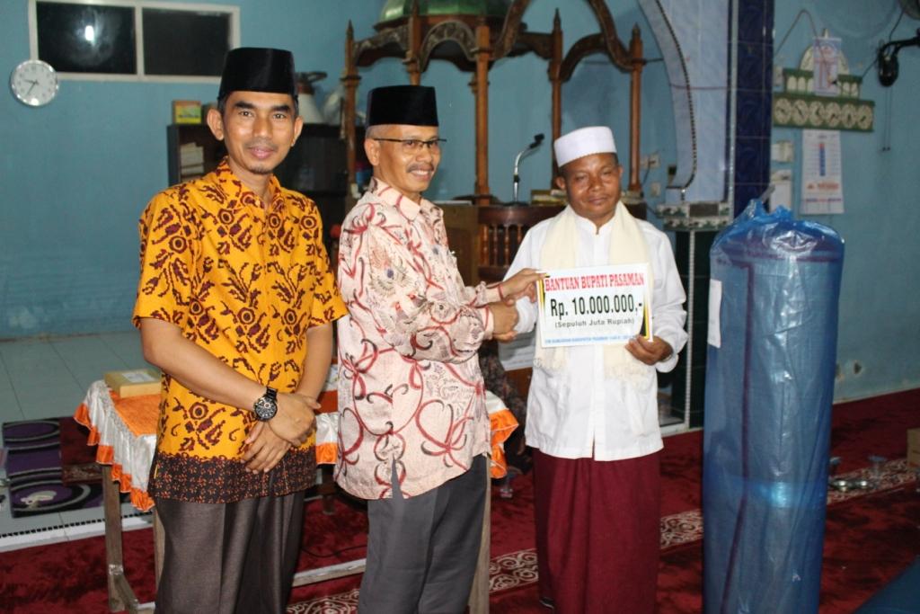 Tim I Safari Ramadhan 1440 H Pemda Pasaman Putaran Ke-4 Kunjungi Masjid Baiturrahman Tanjung Aro II Nagari Bahagia Padang Galugua