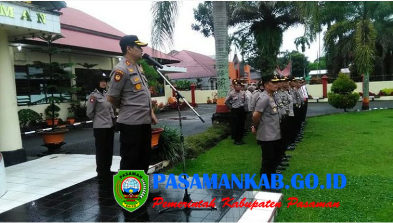 Polres Pasaman Gelar Apel Kesatuan Pasca Lebaran 