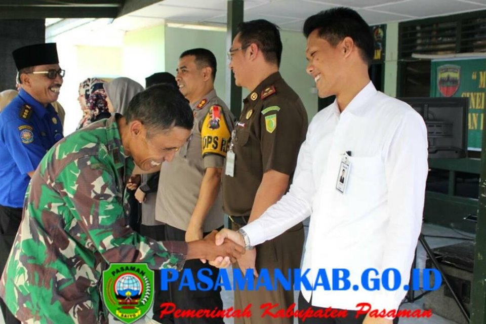 Pimpinan BRI Cabang Lubuk Sikaping RIO NUGROHO Hadiri Halal Bil Halal KODIM 0305 Pasaman Penuh Keceriaan