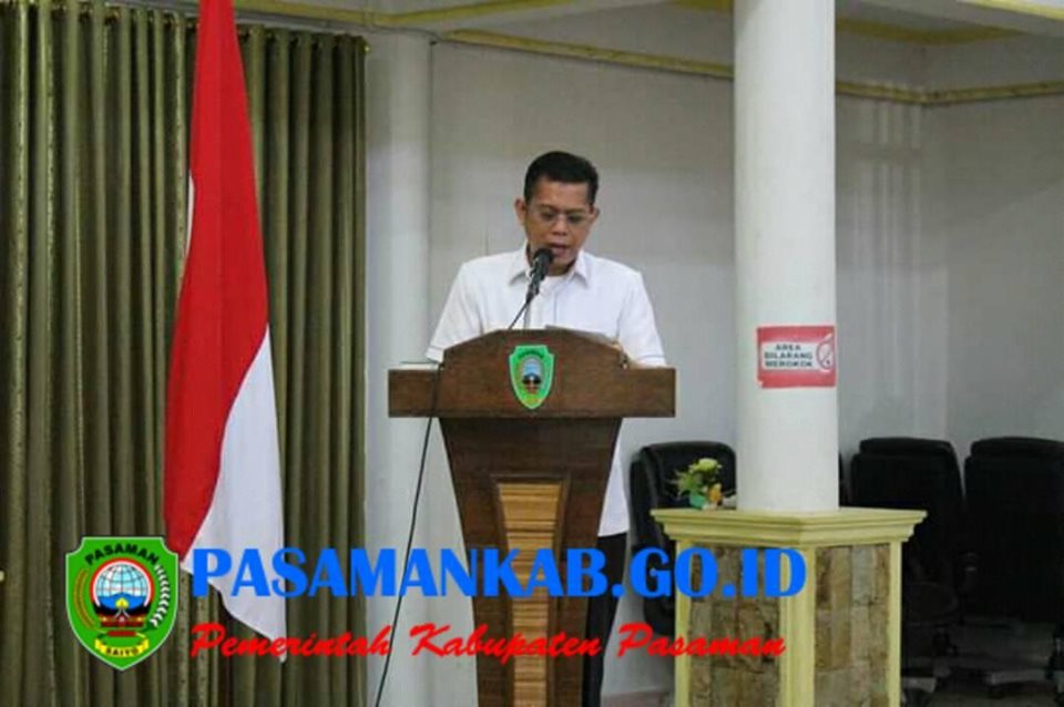 Wabup H. Atos Pratama Bersama Forkopimda Pasaman Hadiri Rapat Pleno Terbuka Penetapan Perolehan Kursi dan Calon Terpilih Anggota DPRD Kabupaten Pasaman Dalam Pemilu 2019