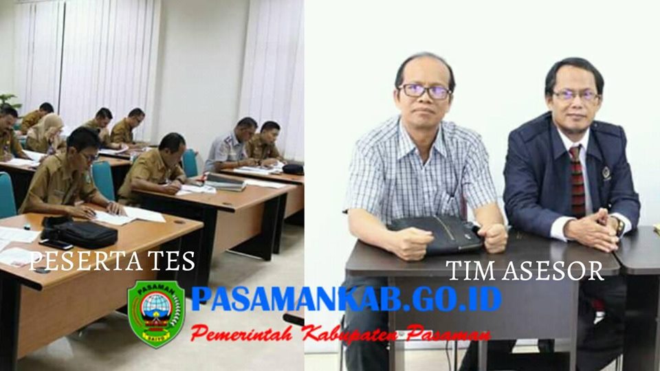 PESERTA SELEKSI PENGISIAN JABATAN PIMPINAN TINGGI PRATAMA KEPALA SKPD (Eselon II.b) KABUPATEN PASAMAN SEDANG MENGIKUTI TES KOMPETENSI BIDANG SECARA TERTULIS