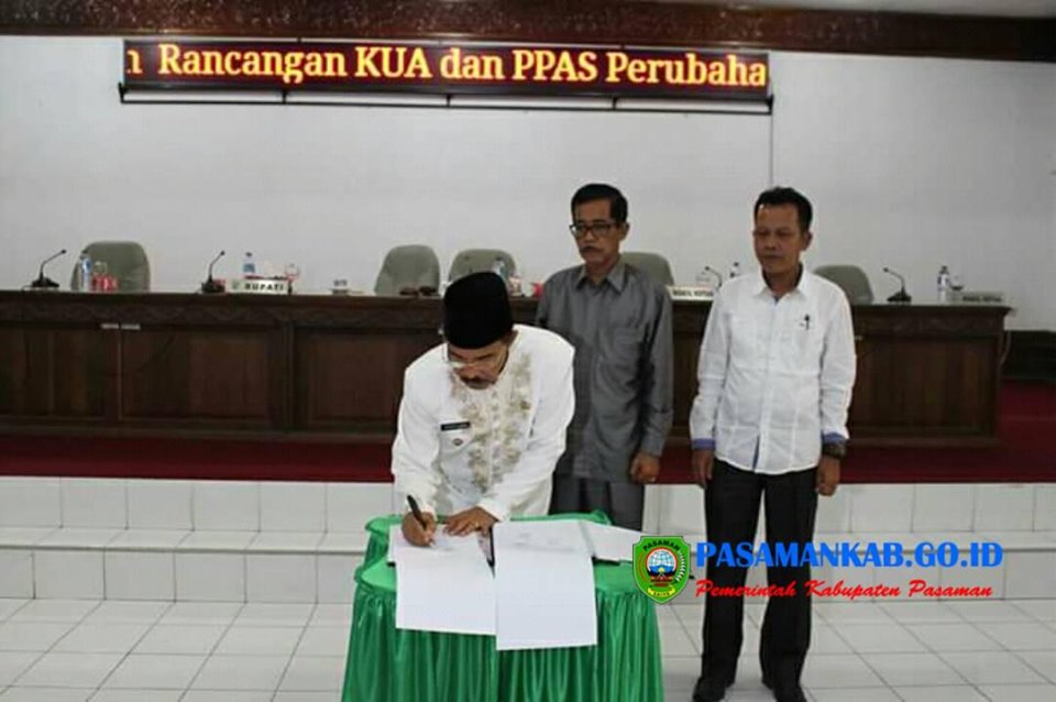 DPRD Pasaman Adakan Tiga Rapat Paripurna Dan  Satu Penandatanganan Nota Kesepakatan Bersama