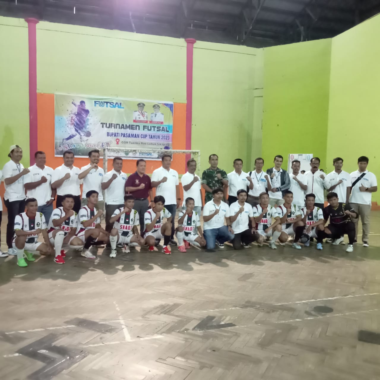 Sebanyak 32 Tim Futsal Se Kabupaten Pasaman ikuti turnament futsal Bupati Pasaman Cup U-21 Tahun 2023