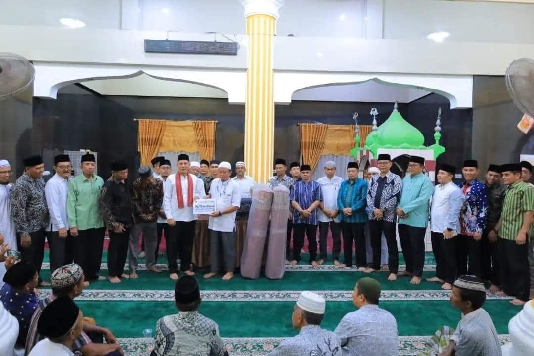 Bupati Sabar AS Apresiasi Masyarakat Lansek Kadok Barat, Masjid Raya Nurul Aman Ramai Setiap Shalat Lima Waktu