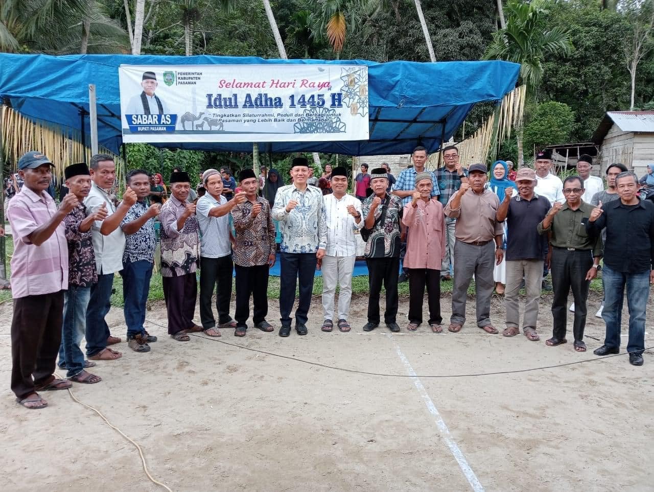 Bupati Pasaman Sabar AS Ajak Masyarakat Jaga Kesinambungan Program Pembangunan