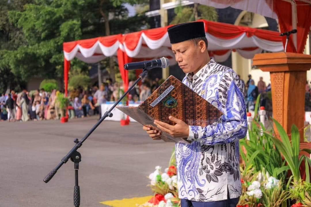 Haru dan Gembira, Ribuan P3K dilantik Bupati Sabar AS