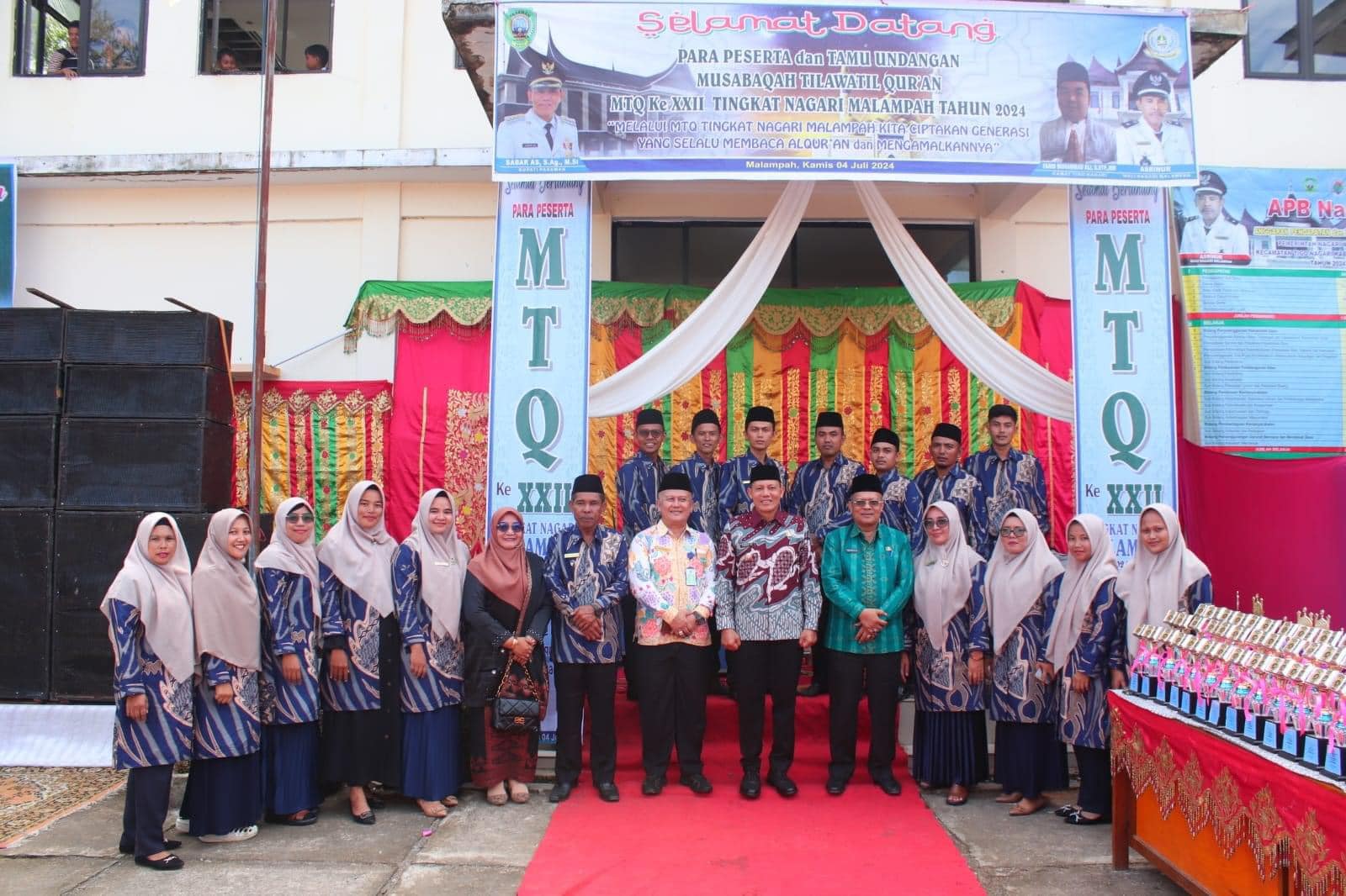 MTQ Nagari Malampah di Buka Bupati, Masyarakat ingin lanjutkan program Pembangunan Pasaman