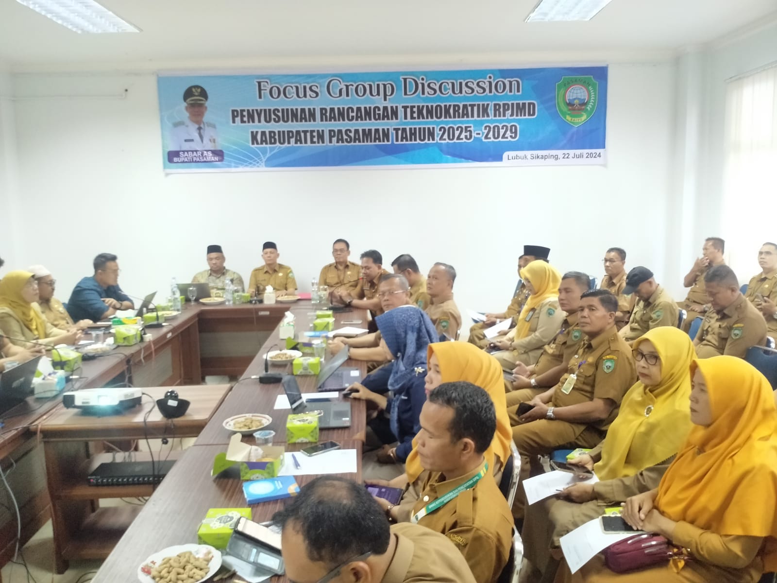 Bappeda Pasaman Laksanakan FGD Penyusunan Rancangan Teknokratik RPJMD Kab Pasaman 2025-2029, Ini Pesan Bupati Pasaman
