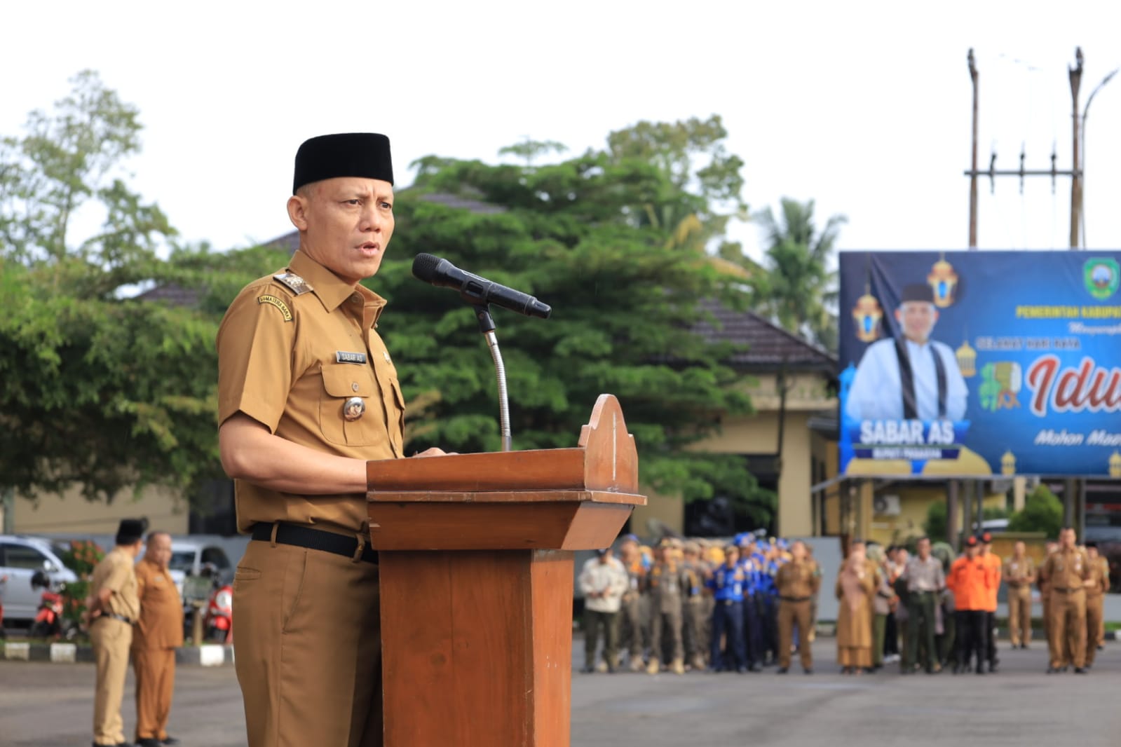 Pimpin Apel habis lebaran, Bupati Sabar AS : Alhamdulillah Gaji 14 dan honor Perangkat Nagari telah diterima sebelum lebaran