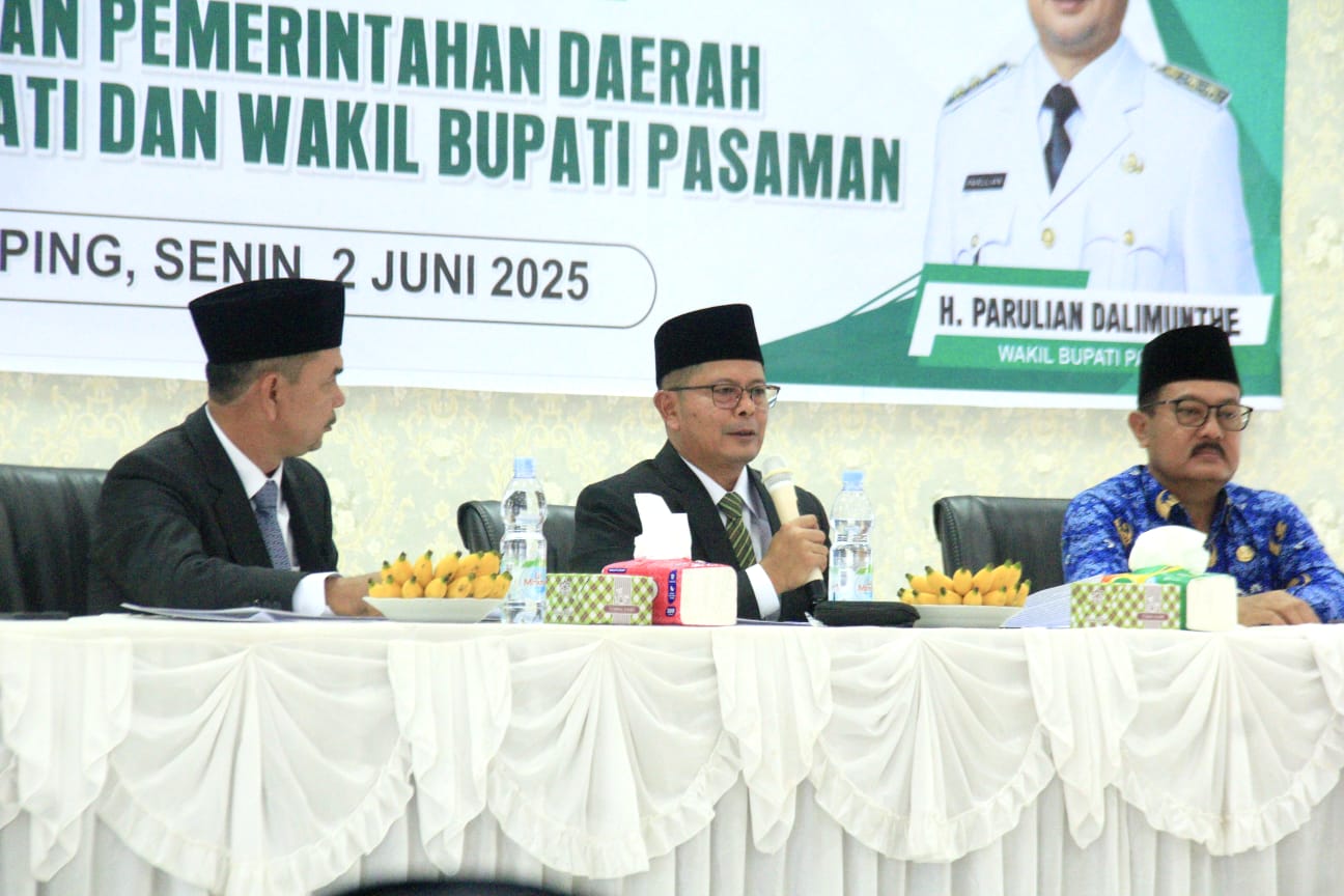 Bupati dan Wabup Pasaman Gelar Rakor Lengkap Dengan Seluruh Stake Holler Pemkab Pasaman