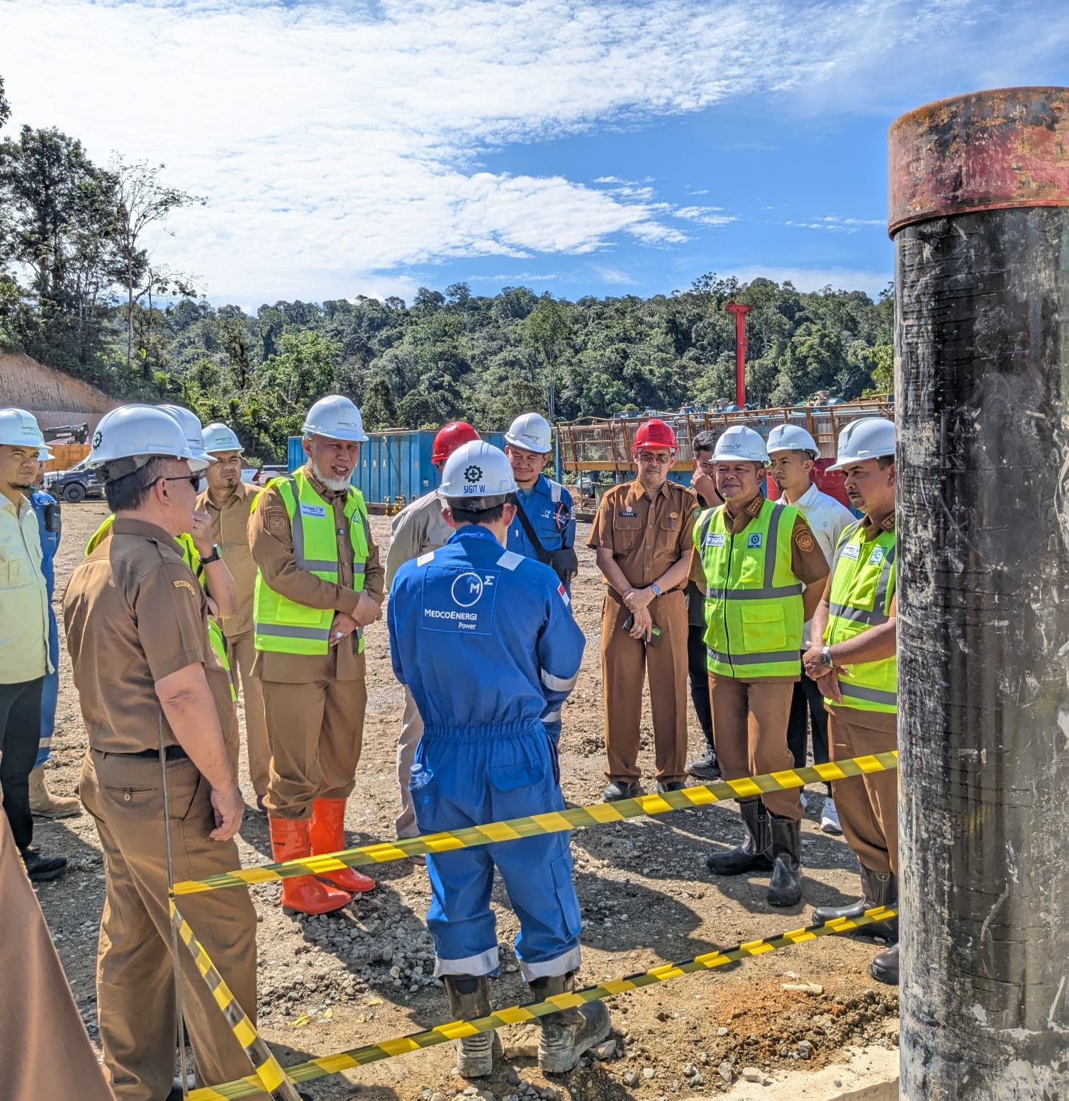 Tinjau Eksplorasi Panas Bumi, Gubernur Mahyeldi Apresiasi atas Dukungan  Pemkab dan Masyarakat Pasaman 