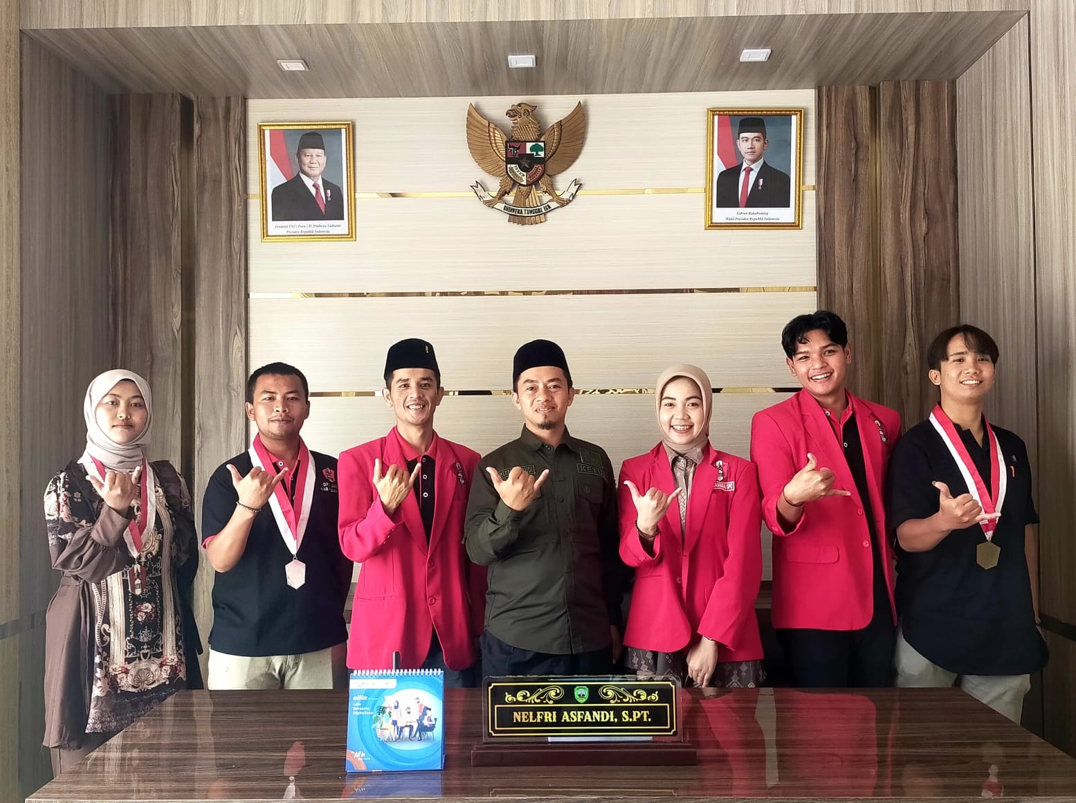 Ketua DPRD Pasaman Terima Audiensi Pengurus DPC GMNI Pasaman