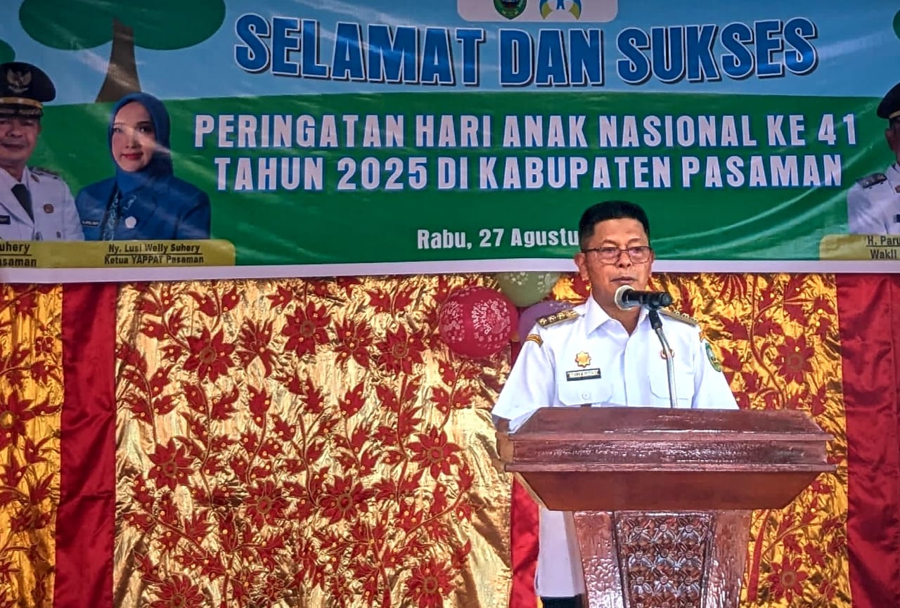 Lantunan Fasih Ayat Suci Alqur'an Anak Difabel SLB Bikin Bupati Welly Suhery Terenyuh