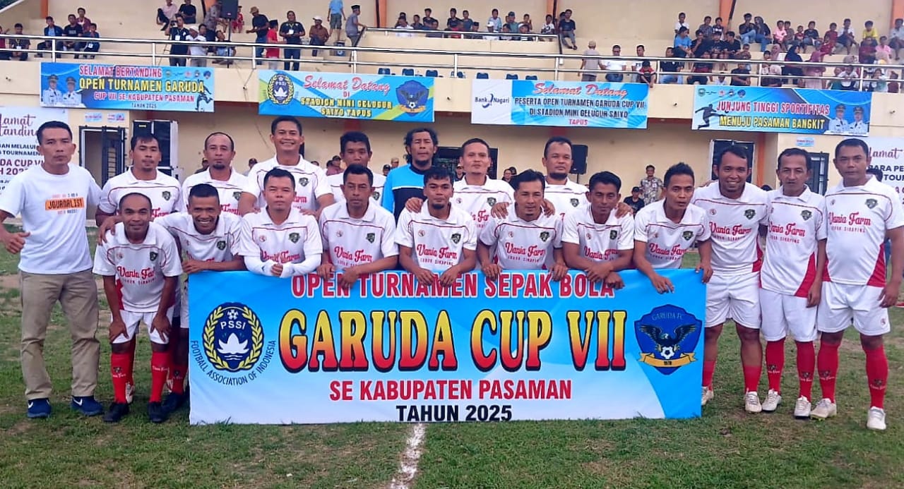 Wakil Bupati Parulian Buka Resmi Garuda Cup VII Tahun 2025, Berharap Lahirkan Bibit Pesepakbola Unggul Pasaman
