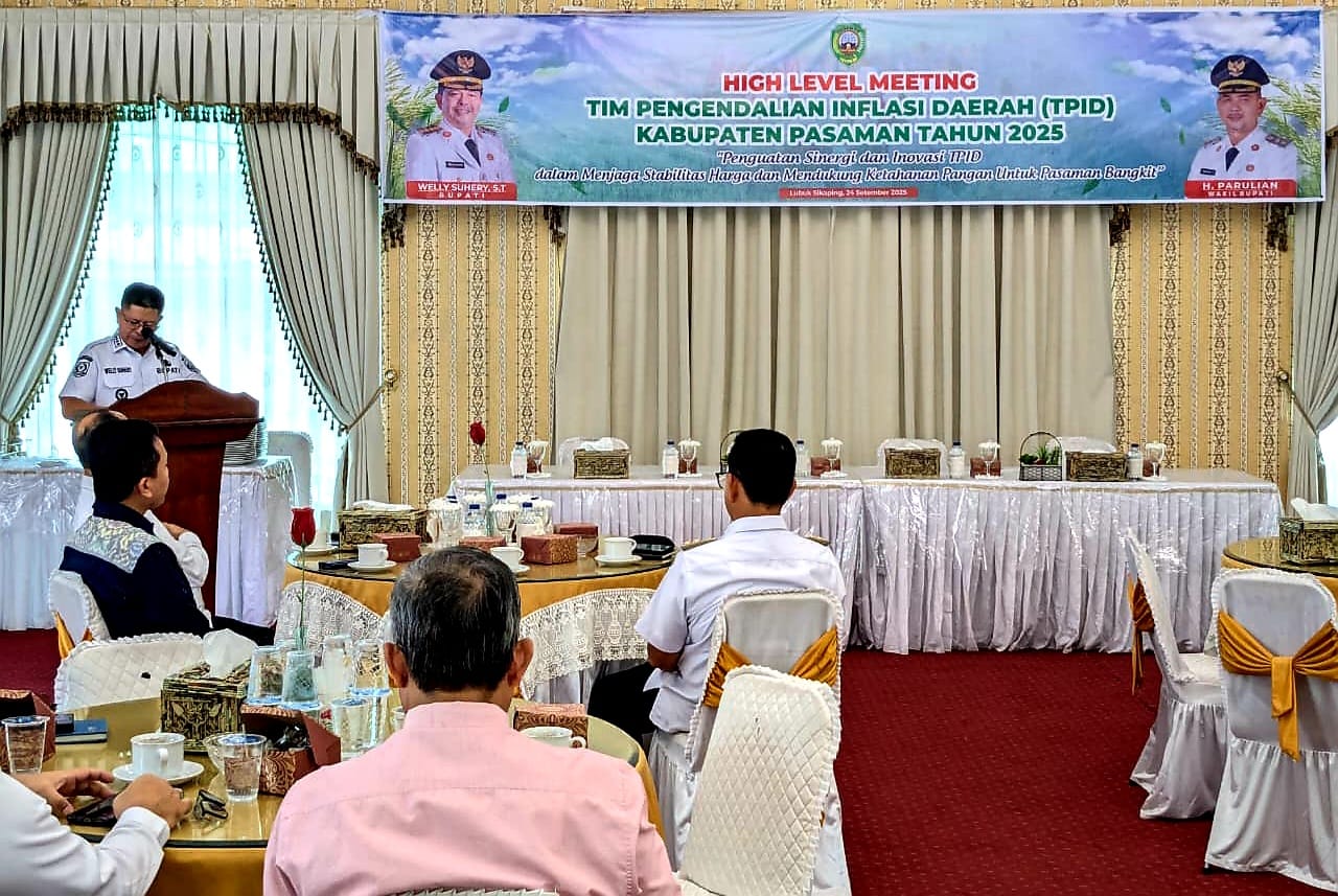 Rumuskan Strategi Pengendalian Inflasi, TPID Pasaman Fokus Jaga dan Perkuat Ketahanan Pangan