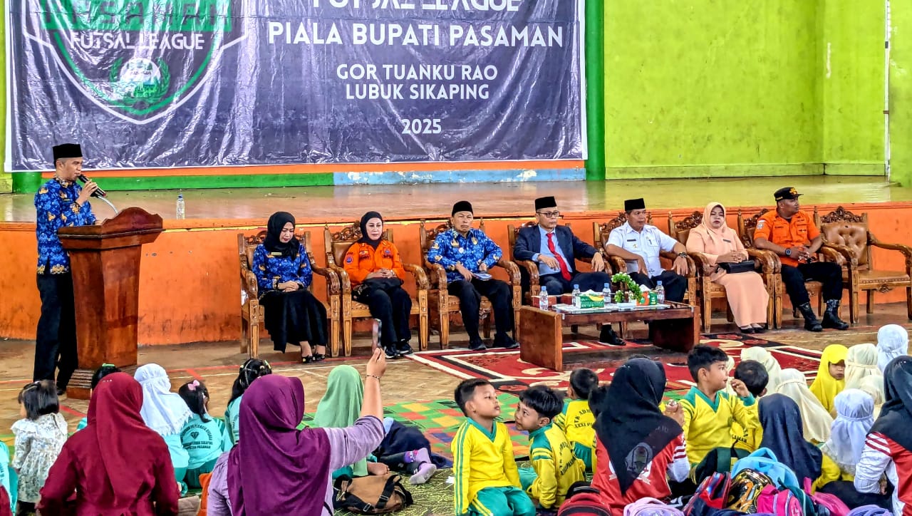 Sambut HUT Ke-80, Ratusan Anak PAUD di Pasaman Latihan Mitigasi Bencana
