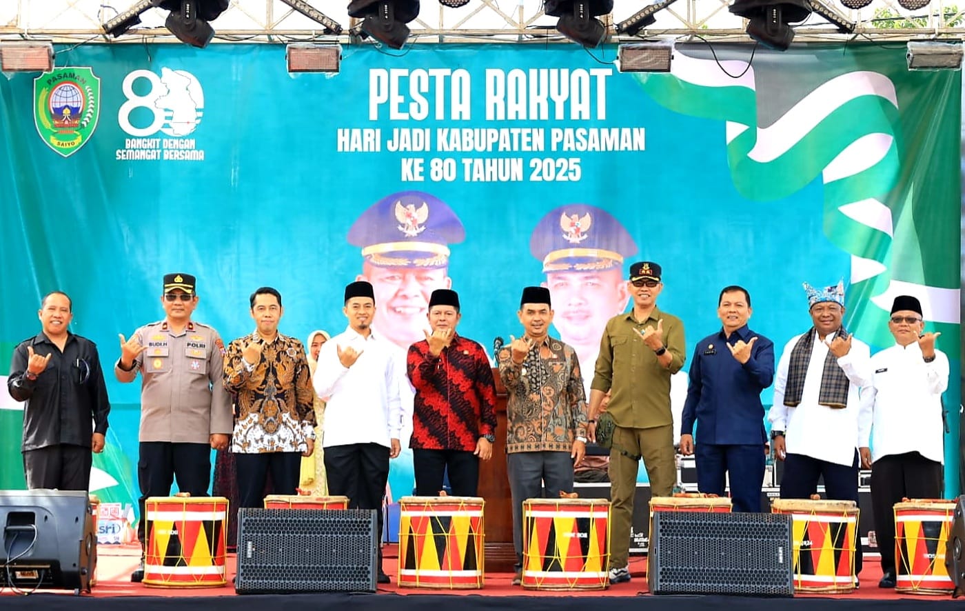 HUT Pasaman ke-80 Ditabuh, Bupati Welly Suhery: “Hari Jadi Ini Adalah Pesta Rakyat”