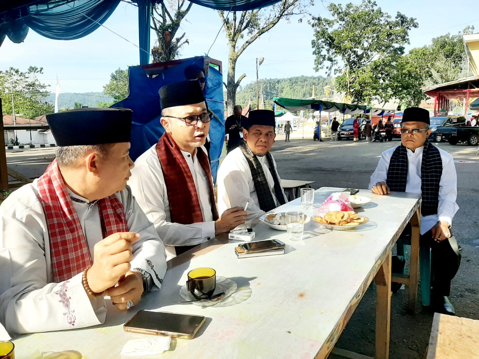 Ragam Stand Kuliner Makanan Daerah Meriahkan HUT Ke-80 RI di GOR Tuanku Rao Pasaman