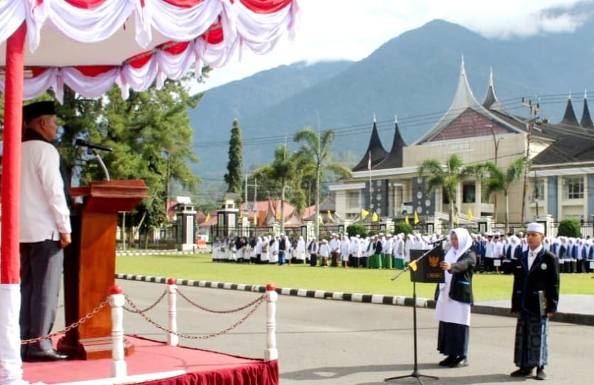 Peringatan Hari Santri di Pasaman, Bupati Welly Suhery Ingatkan Semangat Resolusi Jihad KH. Hasyim Asy'ari