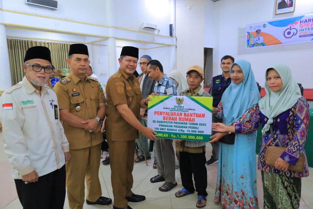 Program Bantuan 100 RTLH Tahun 2025 Diluncurkan, Bupati Welly: “Program Sosial jangan hanya jadi Agenda Seremonial