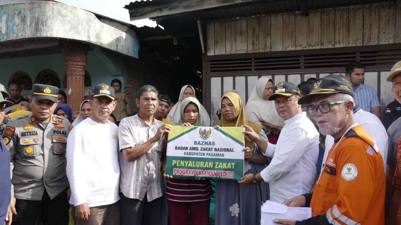 Bupati Welly: Tidak boleh ada  Masyarakat yang Merasa Sendirian dalam Menghadapi Musibah