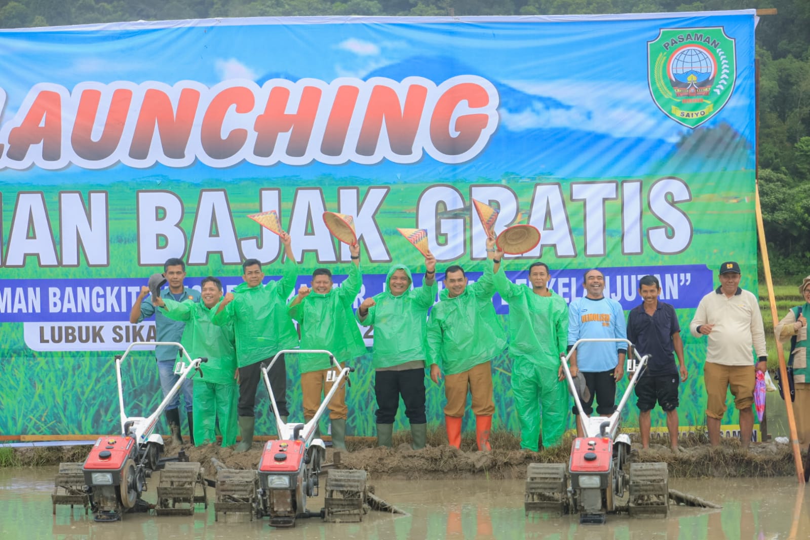 Bupati Welly Launching Layanan Bajak Gratis