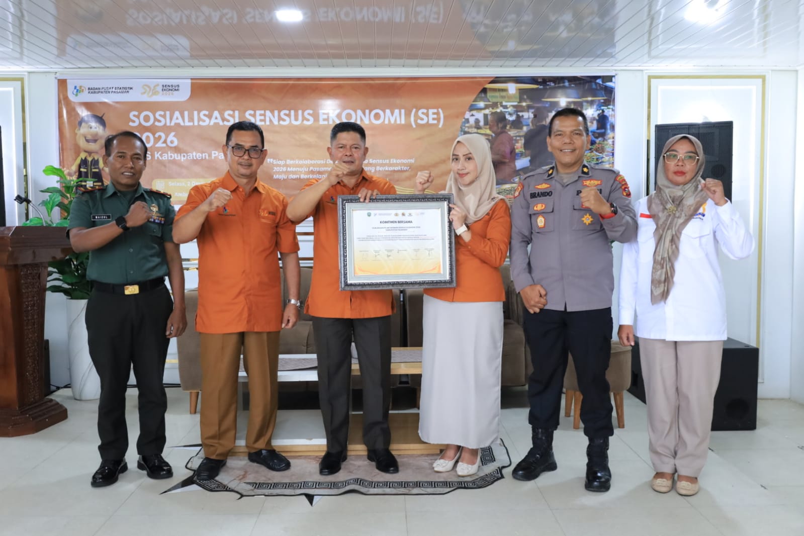 Sukseskan SE2026 BPS, Bupati Welly Suhery; 