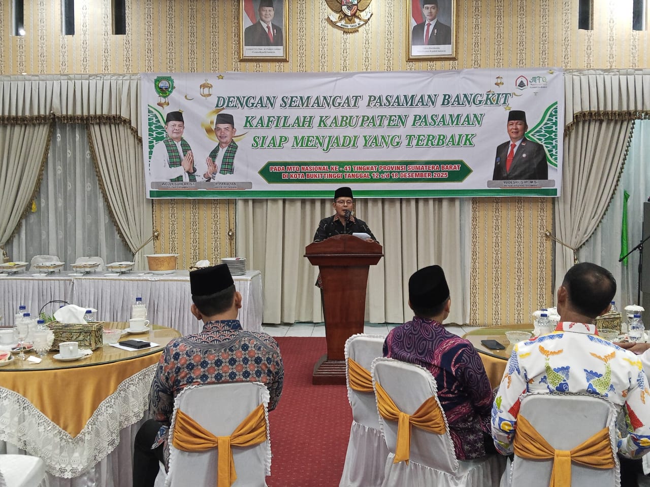 Bupati Welly Lepas 126 Kafilah: Harumkan Nama Pasaman, MTQ Penguatan Pemahaman terhadap Al Qur'an