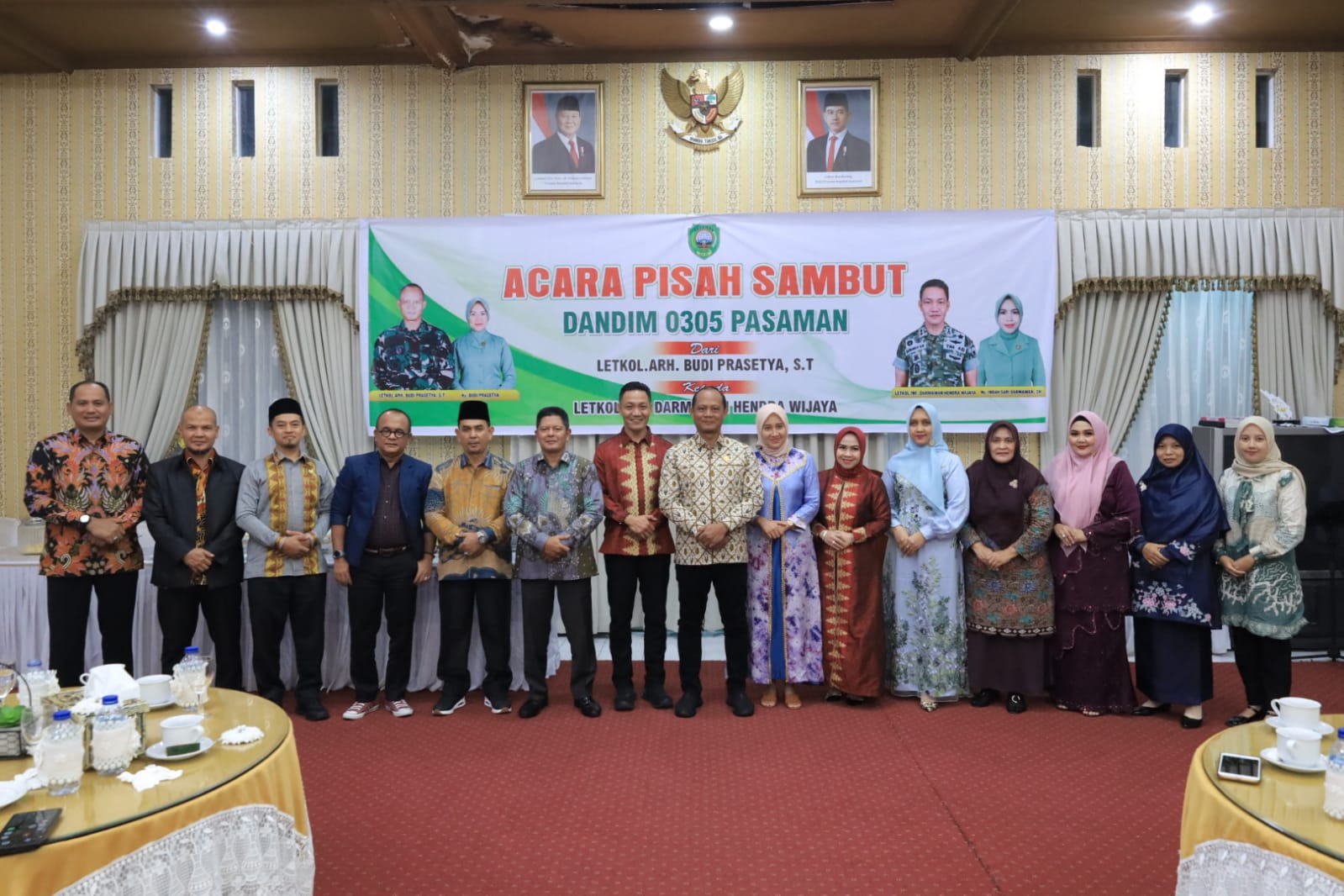 Bupati Welly Suheri Gelar Pisah Sambut Dandim 0305/Pasaman
