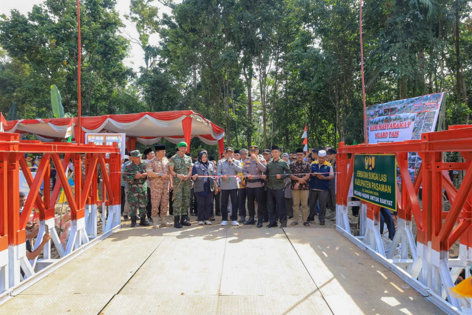 Gercep Tangani Dampak Bencana, Bupati Welly Resmikan 