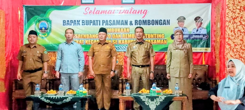 Buka Musrenbang di Padang Gelugur, Bupati Welly Suhery Instruksikan Penajaman Usulan Prioritas Nagari