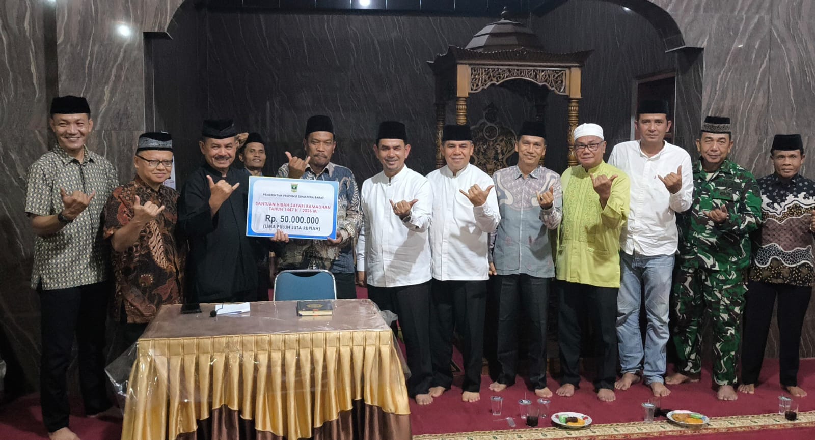 Sambut Tim Safari Ramadan Provinsi, Wakil Bupati Pasaman Parulian: Dua Koto Adalah Gudang Tokoh Intelektual