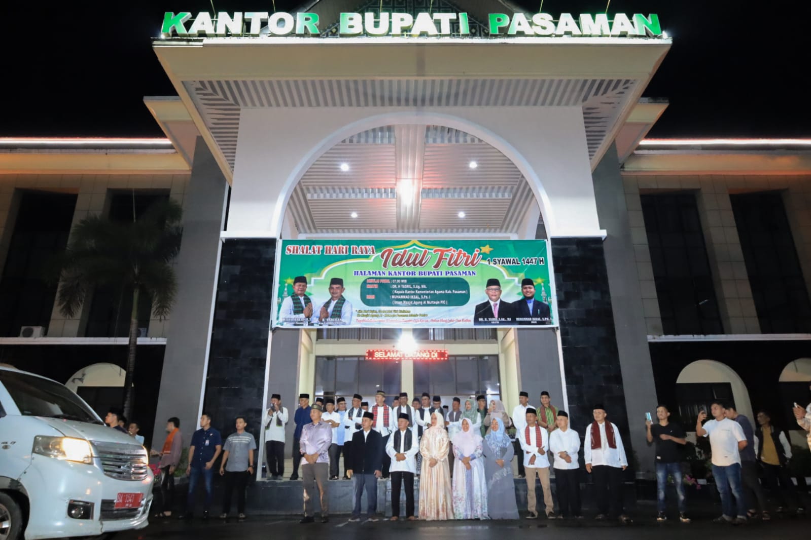 Gema takbir menggema di Pasaman , Bupati Welly Suheri lepas ratusan pawai takbiran 