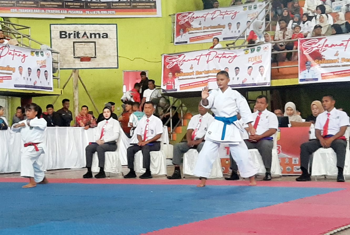 Seru, 791 Atlet Berlaga di Kejurda FORKI Sumbar 2026, Pasaman Jadi Tuan Rumah