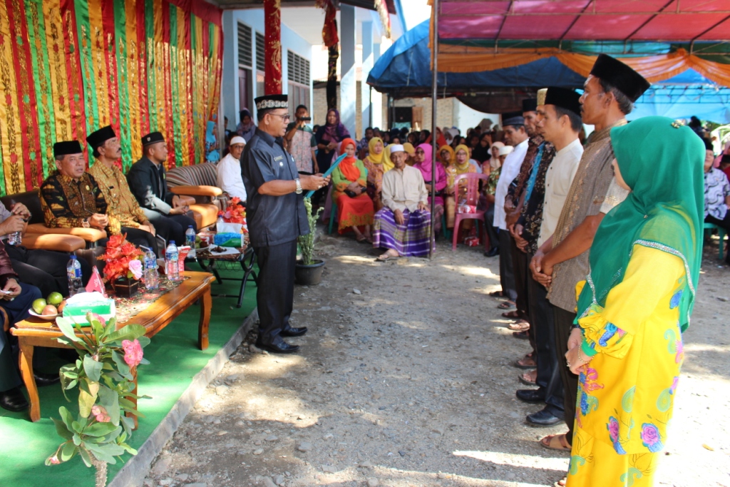 Bupati H Yusuf Lubis saksikan pelantikan dewan juri MTQ Ke-46 Tingkat Nagari Tarung-tarung Kecamatan Rao